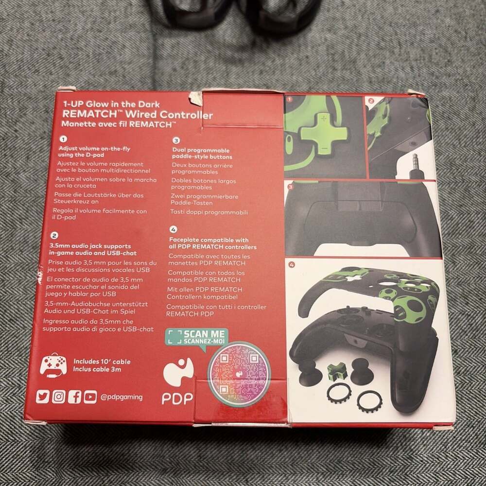 PDP REMATCH Glow Wired Controller - Nintendo Switch™ - Picture 3 of 4
